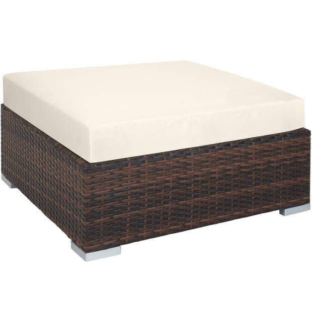 tectake -loungeset Marbella- Wicker Tuinset- bruin mix - 403837