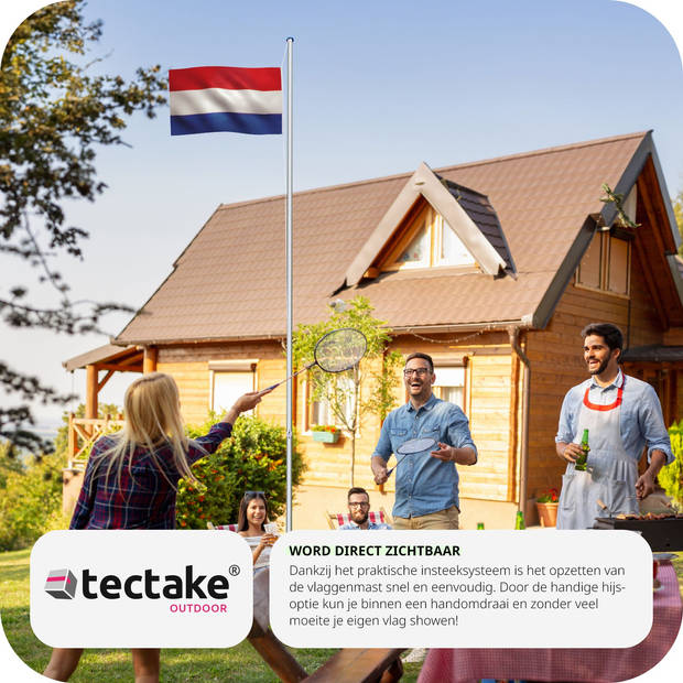 tectake - Aluminium vlaggenmast Nederland