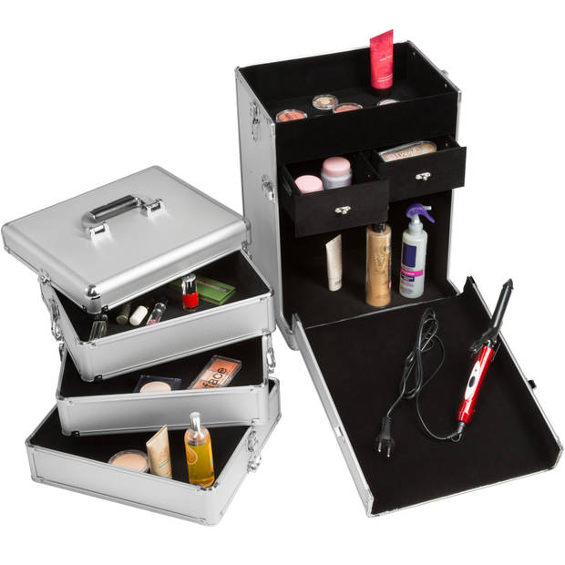 tectake® - Nagelstyliste Trolley Nagel Koffer Cosmetica Piloten 400720