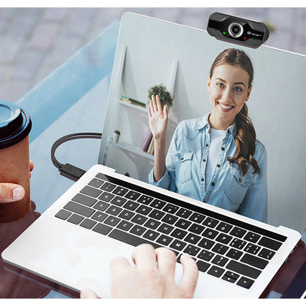 Webcam - Voor pc - Met Microfoon - Full HD