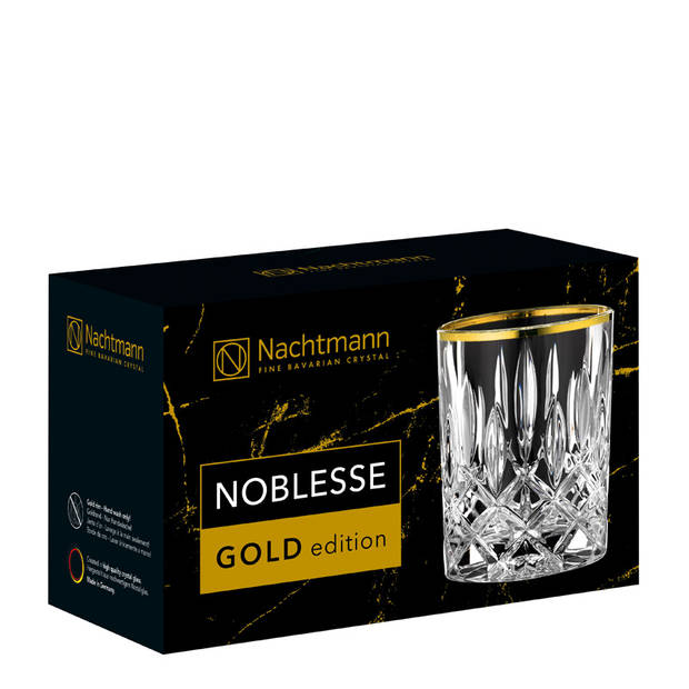 Nachtmann Whiskey Glazen Noblesse Gold 295 ml - 2 Stuks