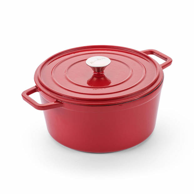 Rosmarino Gietijzeren Pan Rood 26cm