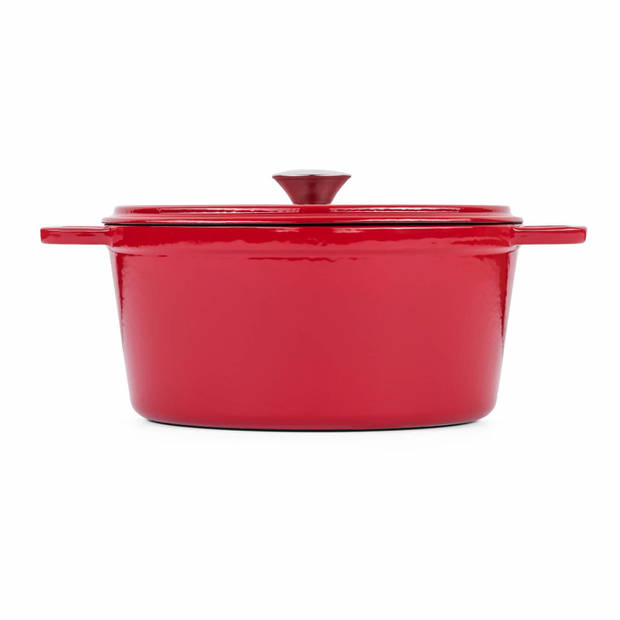 Rosmarino Gietijzeren Braadpan 26 cm - Rood