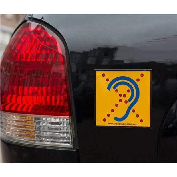 LIMITED HEARING - Reflecterende (auto)sticker