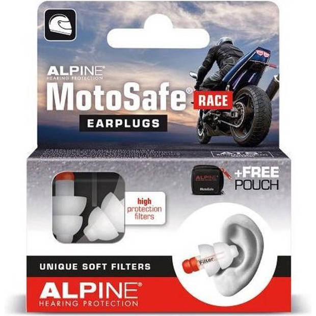 Alpine MotoSafe Race 6 setjes Oordopjes Motor Oordoppen voordeelpack