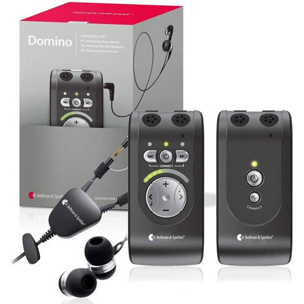 Bellman Domino Pro incl. Koptelefoon gehoorversterker vergadersysteem slecht verstaan gehoorprobleem BE8005