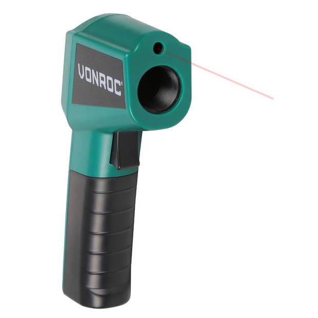 VONROC Digitale infrarood thermometer met laser Incl. 2x batterijen