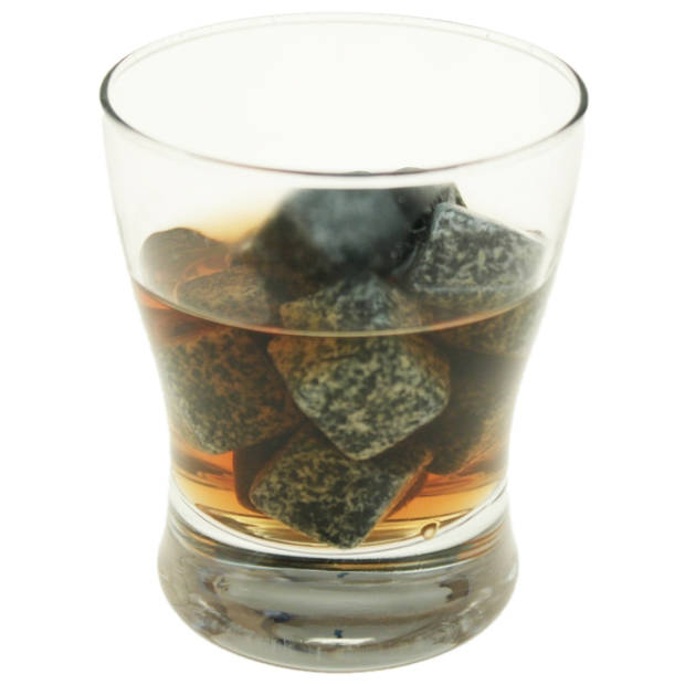 Whiskey ijsblokjes stenen 9 stuks 2,5 cm - Whiskeystenen