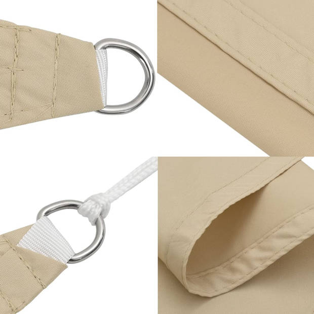 vidaXL Zonnescherm vierkant 2x2 m oxford stof beige