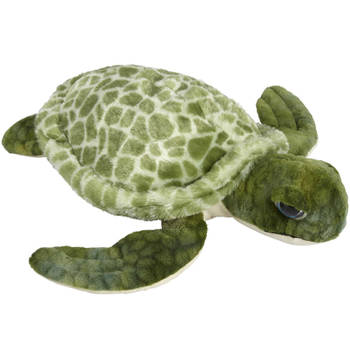 Pluche knuffel dieren Zeeschildpad van 26 cm - Knuffel zeedieren