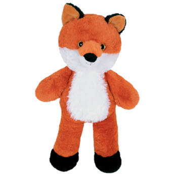 Sandy Knuffel - Vos - dieren knuffels - pluche - 42 cm - rood - Knuffeldier