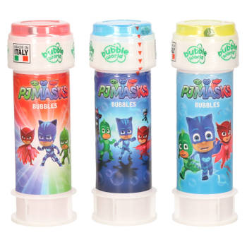 3x Disney PJ Masks bellenblaas flesjes met bal spelletje in dop 60 ml voor kinderen - Bellenblaas