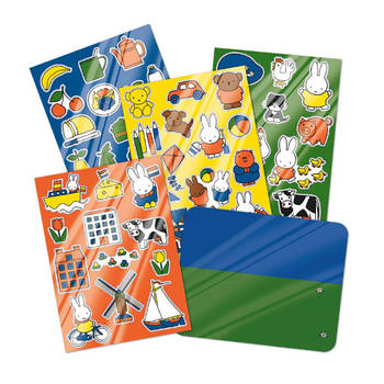 Raam/autoraam kinder stickers - 4 velletjes - Nijntje thema - Stickerboeken