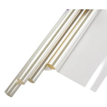 3x Rollen transparante folie inpakpapier/cadeaupapier 70 x 500 cm - Cadeaupapier