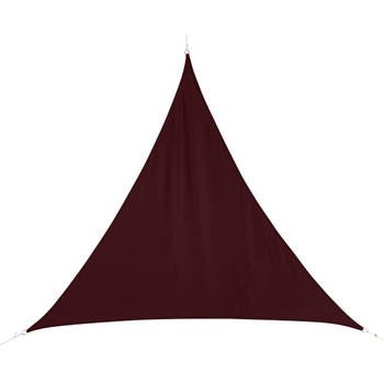 Hesperide Schaduwdoek Curacao - driehoek - bordeaux rood - 3 x 3 m - Schaduwdoeken