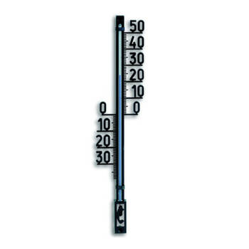 Kunststof thermometer voor binnen en buiten 28 cm - Buitenthermometers