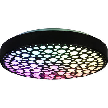 LED Plafondlamp - Plafondverlichting - Trion Carol - 22W - Aanpasbare Kleur - RGB - Afstandsbediening - Dimbaar - Rond -