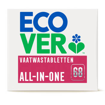 Ecover - Vaatwastabletten All In One - 68 Tabs