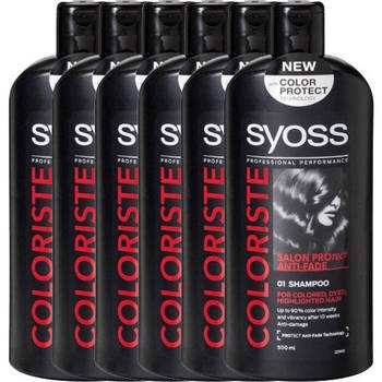 Color Protect Shampoo - Coloriste - 6x 500ml - Voordeelverpakking