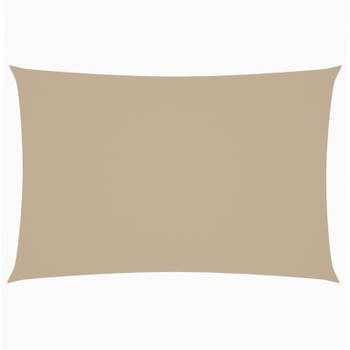 vidaXL Zonnescherm rechthoekig 2x4 m oxford stof beige