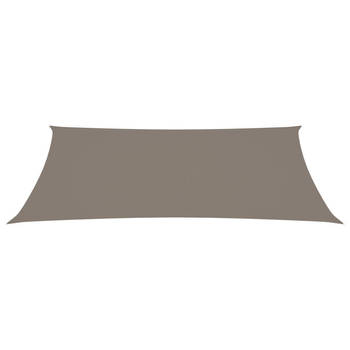 The Living Store Zonnezeil Outdoor - 2x5m - Taupe - PU-gecoat Oxford stof