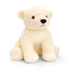 Pluche knuffel dier ijsbeer 35 cm - Knuffeldier