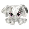 Pluche designer knuffel P-Lushes Pets olifant zilver 16 cm - Knuffeldier