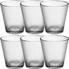 Set van 6x stuks water/sap glazen Benit 250 ml van glas - Drinkglazen