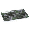 Dienblad/serveerblad rechthoekig Jungle 30 x 22 cm wit/groen - Dienbladen