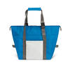Strand/picknick isolatie koeltas blauw 15 liter inhoud en 38 x 33 x 18 cm - Koeltas