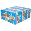 3x rollen kerst inpakpapier/cadeaupapier landschap 200 x 70 cm - Cadeaupapier