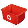 Sunware opslagbox kunststof 32 liter rood 45 x 36 x 24 cm - Opbergbox