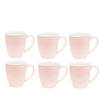 Servies set Koffiemokken Alice lichtroze 300ml 6 stuks