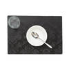 Wicotex-Placemats Amatista zwart-Placemat 12stuks