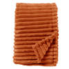 Dutch Decor - RICKY - Plaid 150x200 cm - superzacht - warm en donzig - Potters Clay - oranje terra