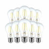 V-TAC VT-2288D-N 10 Set E27 Transparante LED Lampen - Helder - GLS - IP20 - 8W - 720 Lumen - 3000K