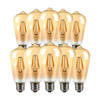 V-TAC VT-1964-N 10 Set E27 LED Lampen - Amber - ST64 - IP20 - 4W - 350 Lumen - 2200K