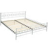 Bedframe metalen bed frame met lattenbodem 200*180 cm 401722