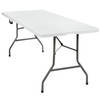 tectake - campingtafel - partytafel - klaptafel - kunststof - afm. 183 x 76 x 74cm - 402153