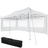 tectake - Partytent Viola 3x6 m met 2 zijdelen wit - 403158