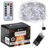 Kerstverlichting 30 m + 3 m Snoer 300 LED Inclusief Afstandsbediening Koud Wit