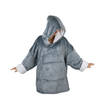 Orange85 Hoodie Deken - met Mouwen - Fleece - Grijs - Oversized - Snuggle - Blanket