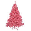 Kunst kerstboom - roze - met anti-slip - 261 takken - 120 cm - Kunstkerstboom