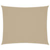 vidaXL Zonnescherm rechthoekig 4x6 m oxford stof beige