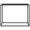 The Living Store Wandtafel Industrieel - 100 x 35 x 75 cm - Gehard glas en gepoedercoat staal