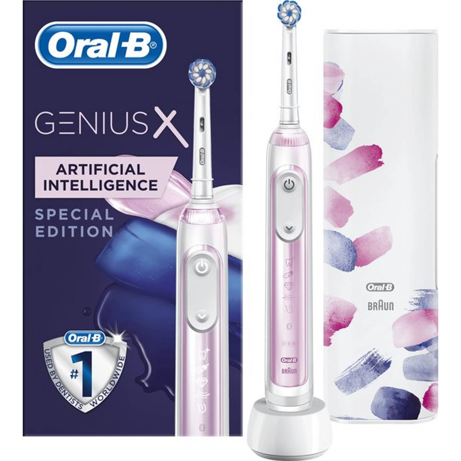 Oral-B Genius X - Speciale Editie Roze - Elektrische Tandenborstel