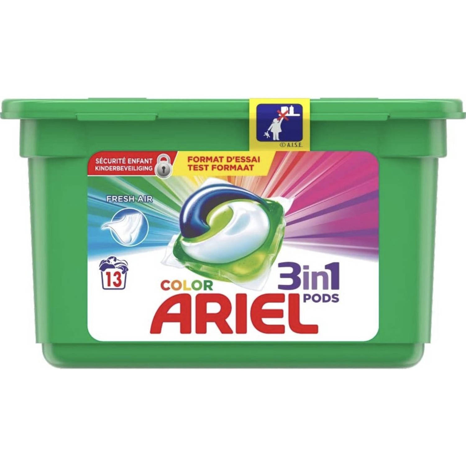 Ariel - Color -Clean Breeze - All in 1 Pods - 6 x 13 Waspods (78 wasbeurten)
