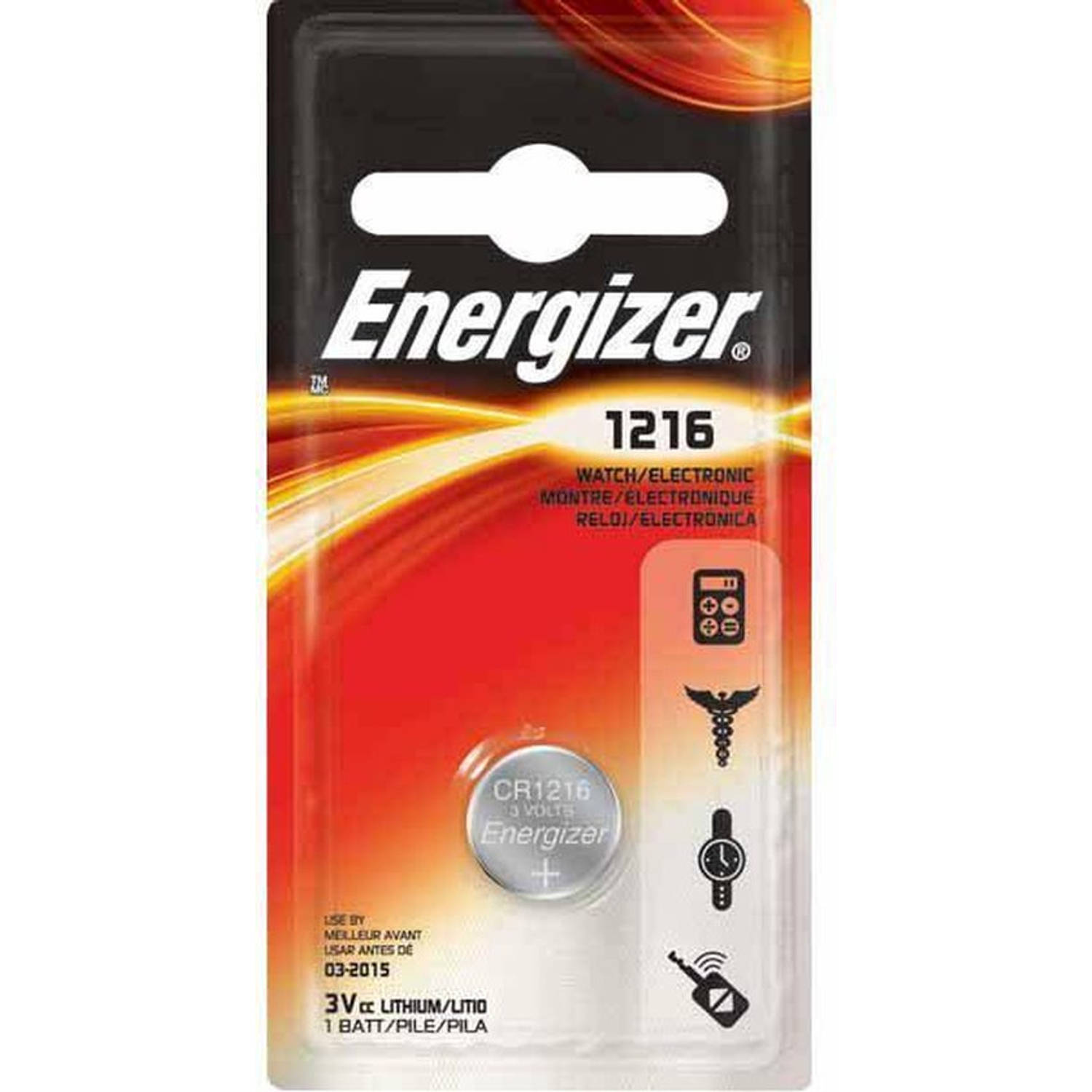 Energizer Encr1216 Lithium Knoopcel Cr1216, Fsb1 1-blister