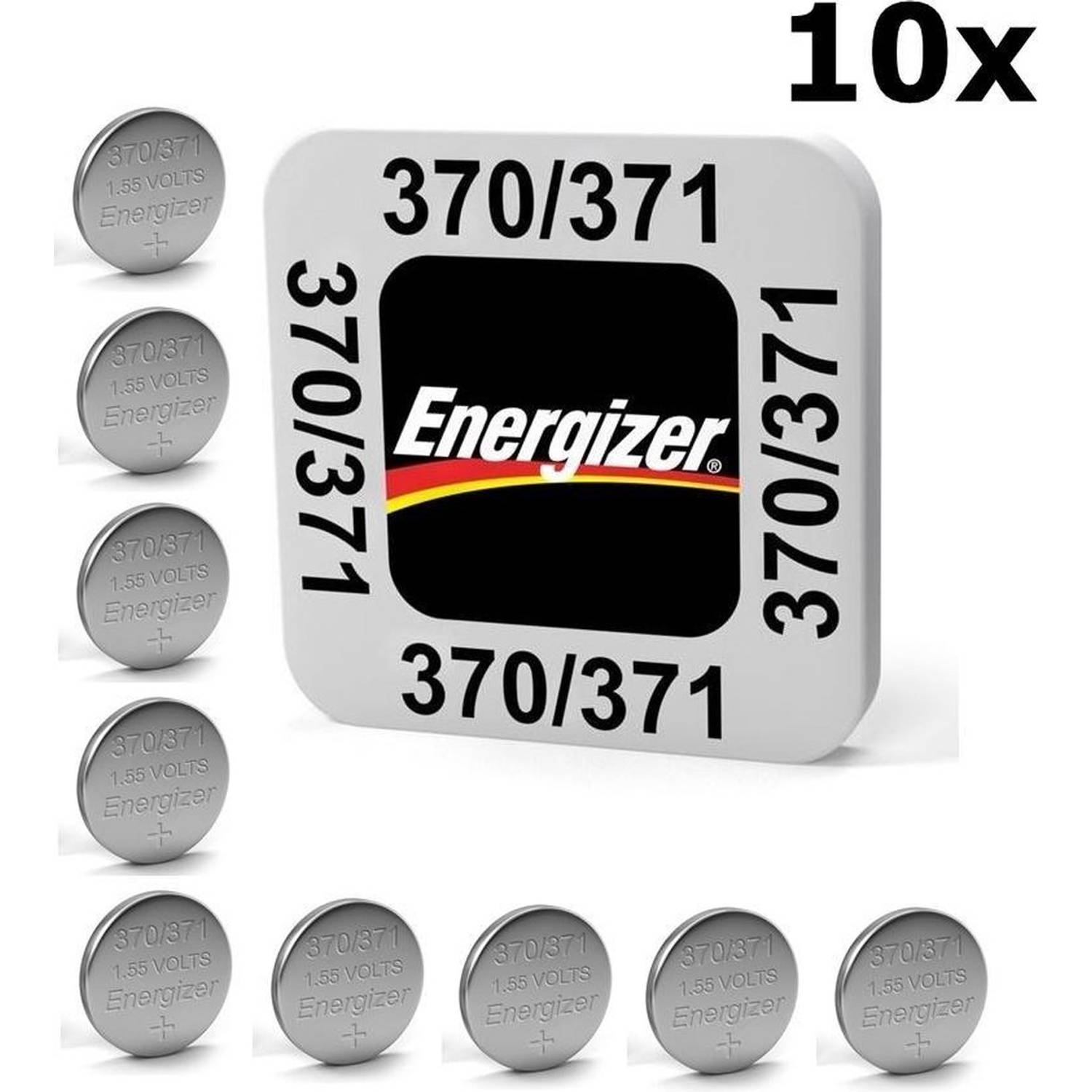 10 Stuks - Energizer 370/371 SR69 1.55V knoopcel batterij