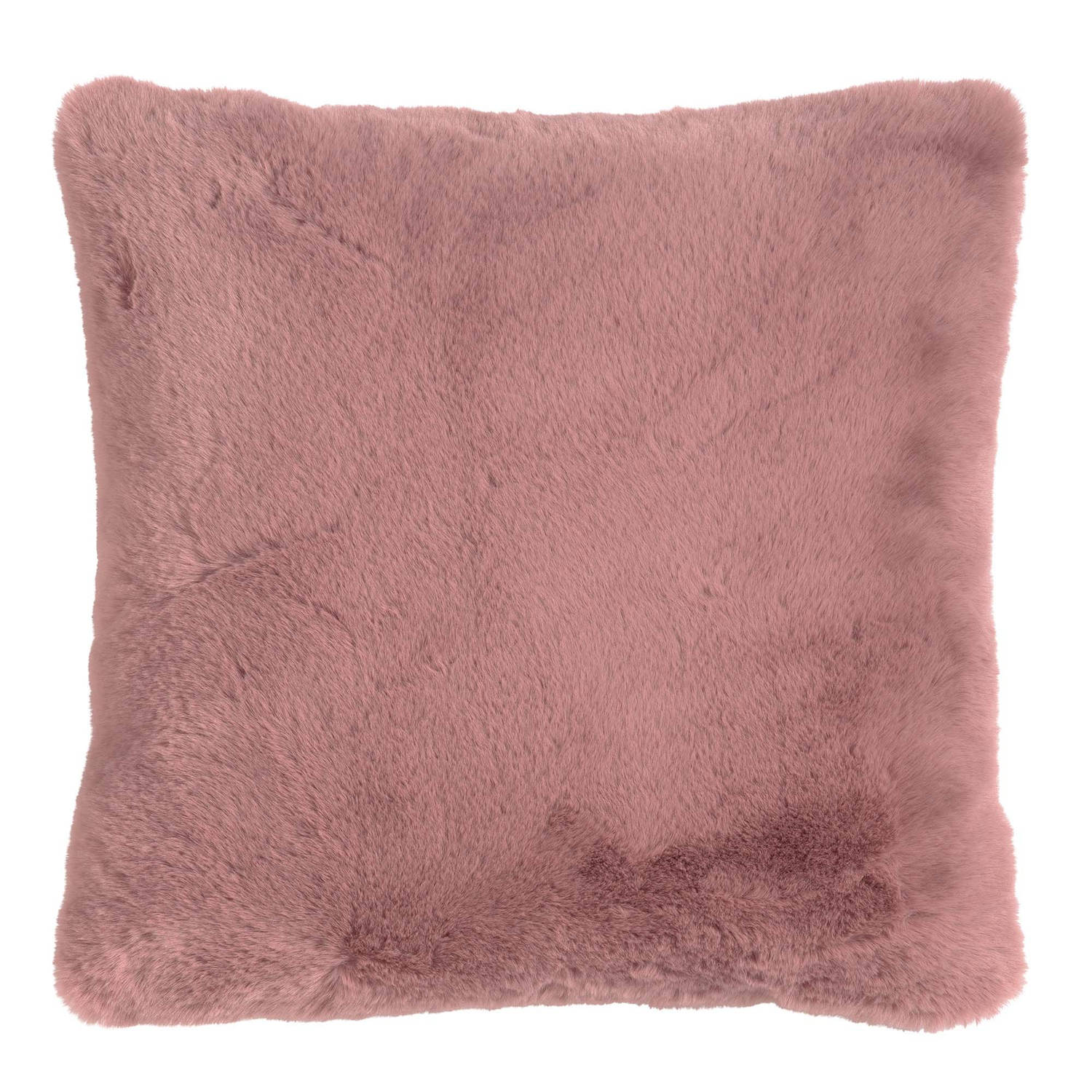 ZAYA - Kussenhoes unikleur 45x45 cm - Pale Mauve - roze - superzacht - met rits